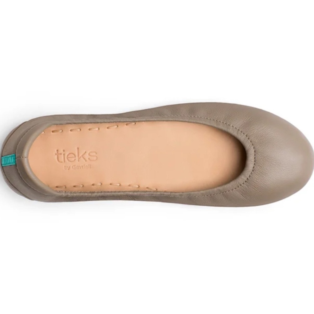 TIEKS Women's Tan Ballet Flats